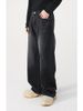 K Men's Elastic Waisted Retro Distressed Loose Straight Leg Casual Jeans_mkmklike.com