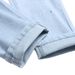 2024 Cross-Border Supply New Elastic Knee Patch Distressed Personalized Dot Paint Jeans For Men European And American_mkmklike.com