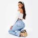 Women’s Flared Jeans – Casual Bell-Bottom Denim Pants With Mid-Rise Waist & Zip Fly (Sizes 25-32, Cotton Blend, Washed Blue, Office & Street Style)_mkmklike.com