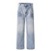 Men's Vintage Washed Jeans – Relaxed Straight Fit Denim Pants With Classic Five-Pocket Design (S-XXXL)_mkmklike.com