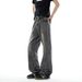 Men's Premium Cotton Blend Bootcut Jeans – Classic Straight-Leg With Stretch, Vintage Wash & Mid-Rise Comfort For Casual Wear_mkmklike.com