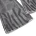 Heavy Industry Wasteland Spray Paint Dirty Jeans Men's High Street Vibe Style Hippie Trend Flared Pants Distressed_mkmklike.com