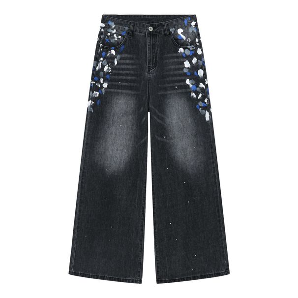 EF JEANS | 2023 New Guochao Design Sense Niche Jeans Men's Ins High Street Retro Pants Couple Tide_mkmklike.com