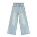 EF JEANS | 2024 New High Street Retro Old Wide Leg Pants Mopping Jeans Tide Straight Loose Light Blue_mkmklike.com