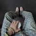 Men's Hip-Hop Jacquard Print Flared Jeans - Vintage Washed Streetwear Pants With Hand-Painted Details_mkmklike.com