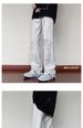 Ripped Rough Edge Slightly Pulled Jeans Men's Autumn American Trendy Brand Vibe Style Pants Advanced Sense Slim And Thin Trousers_mkmklike.com