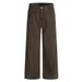 American Style Trendy Wide-Leg Jeans For Men Casual Clean Fit Waist Patchwork Design Solid Color Straight-Leg Pants_mkmklike.com