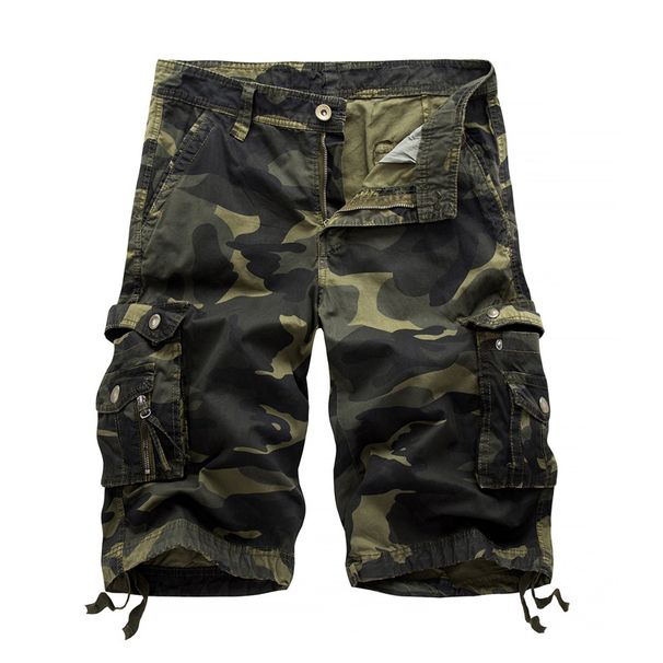 Man's clothing Men's loose casual five division pants camouflage shorts multi-pocket pants_mkmklike.com