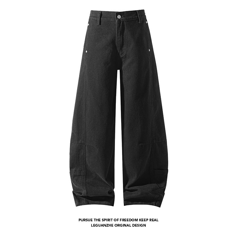 American-style Patchwork Pure Cotton Work For Men, 2025 New Autumn And Winter Thickened High-end Stylish Straight_mkmklike.com