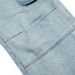 Punk Washed Workwear Jeans For Men, Vibe Trendy Multi-Pocket Design, Deconstructed Patchwork, Distressed Straight-Leg_mkmklike.com