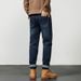 Large Size Men's New Four-season Straight Jeans Men's Business Loose Elastic Jeans Men's Versatile Simple Men's Pants_mkmklike.com