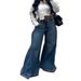 Y2K Retro Wide-Leg Jeans – Oversized Flared Denim Pants With Vintage Wash & Streetwear Vibes_mkmklike.com
