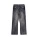 Men's Clothing American High Street Dirtyfit Old Ink Splashed Jeans Ins Trendy Straight Flared Vibe Slim Pants_mkmklike.com