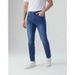 Summer Trendy Premium Denim Jeans For Men Stretch Slim Fit Tapered Leg Pants Midweight Skinny Cropped Mid Waist Polyester_mkmklike.com
