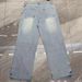 Men's Distressed Denim Jeans – Rhinestone Embellished Washed Blue Jeans | High-Street Fashion Straight-Leg Pants_mkmklike.com