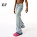 EF JEANS | 2024 New Product, Hip-hop Street Trend Painting Contrasting Colors Slightly Washed Jeans Tide_mkmklike.com