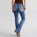 Women's Clothing Women's Jeans Fashion Slim Embroidered Denim Trousers Heavy Flower Water_mkmklike.com
