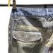 Men's Summer Cargo Denim Shorts Patchwork Print Five Point Pants Casual Loose Mid-Length Trendy_mkmklike.com