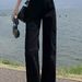 High-waisted Black Denim Work Women, 2023 Summer New Style, Versatile And Fashionable, Extra-long Floor-length Pants For_mkmklike.com