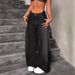 Women's Clothing Wide Leg, Stylish, Retro Inspired, Loose Fitting Wide Leg Jeans._mkmklike.com