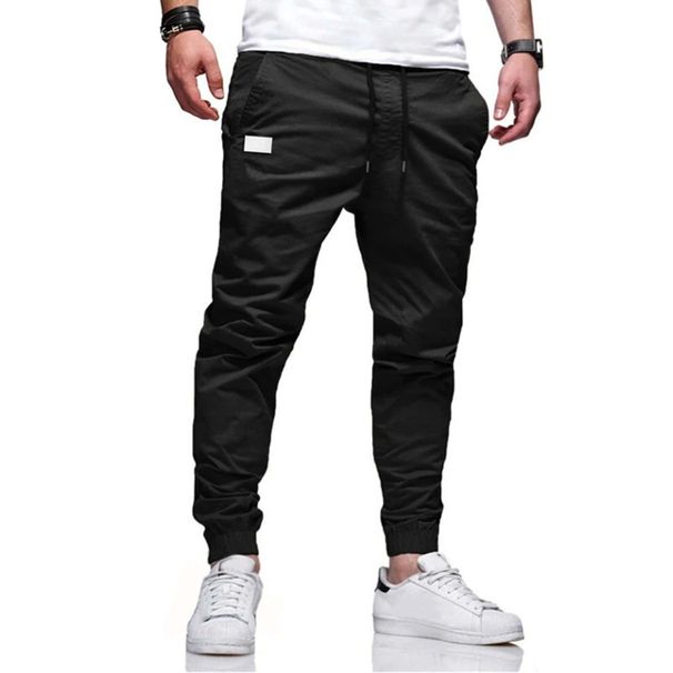 Men's Clothing four seasons straight trousers men's casual cotton leggings men's trousers slim trousers men's one piece drop shipping_mkmklike.com