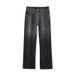 Nordmann Muqiu Clothing | Men' Jean Autumn Straight-Leg Slightly Flared American High Street Cleanfit Gradient Caual Long_mkmklike.com