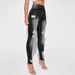 Women's High-Waisted Stretch Ripped Jeans – Slim Fit Skinny Denim Pants With Distressed Details, Comfortable & Trendy Casual Trousers_mkmklike.com