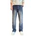 Lingge Jacquard Jeans Men's 2025 Summer Tall American Straight Leg Curved Knife Micro Flared Pants Trend_mkmklike.com
