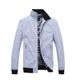 Loom European And American Foreign Trade Business Stand Collar Jacket Casual Plus Size Men's Loose Coat Workwear Cross-Border_mkmklike.com