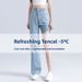 Women's High-Waisted Tencel Denim Jeans Slimming Petite Fit Summer Thin Style 2026 New Arrival Ice Silk Wide Leg Pants_mkmklike.com