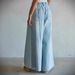 Women's Wide Leg Pants With Drawstring Elastic Waist New Washed Denim Jeans From Collection_mkmklike.com
