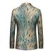 2024 New Trendy Peacock Feather Tail Autumn/Winter Men's Coat Casual Large Size Suit Single West_mkmklike.com
