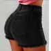 Women's High Waist Tassel Ripped Denim Shorts England Style Fashion Hot Pants For Spring/Summer_mkmklike.com