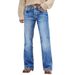 Retro High-Waisted Slim Fit Wide Leg Jeans For Women Loose Fit Slimming Commuter Denim_mkmklike.com
