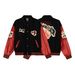 Eon Modish 25 Autumn New Street Fashion Red And Black Patchwork Heavy-duty American Baseball Jacket_mkmklike.com
