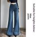 Women's Wide-Leg Flared Jeans, Fall/Winter 2025 New Style, Loose And Trendy, Popular Design Straight Pants_mkmklike.com