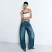 High-Waisted Wide-Leg Jeans For Women – Vintage Washed Denim Pants With Relaxed Fit & Curved Hemline_mkmklike.com