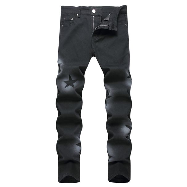 Men's Trendy Denim Trousers Fashionable Jeans_mkmklike.com