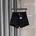 High Waisted Leopard Print Denim Shorts for Women American Style Two Button Wide Leg A-Line Slimming Hot Pants Summer 2023_mkmklike.com