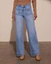 Women's Clothing Vintage Blue Straight Leg Jeans High Waisted Stretch Denim Pants With Comfort Fit (Dark Blue, Light Blue, Black) - S/M/L/XL/XXL_mkmklike.com