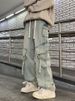 American High Street Multi-pocket Tooling Jeans Men's Spring And Autumn Thin Loose Straight Wide-leg Casual Pants Men's Trend_mkmklike.com