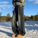 Autumn And Winter Velvet Jeans Men's American Retro Washed Casual Pants Loose Straight Wide-leg Thermal Trousers_mkmklike.com