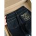 ELLE Black Leopard Print Rolled Hem Wide-Leg Jeans For Women, New Autumn And Winter American Retro High-Waisted Loose_mkmklike.com