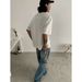 Retro Washed Cleanfit Straight Jeans Mid Waist Casual Trousers Loose Wide Leg Pants For Men And Women Cotton Zipper Fly_mkmklike.com