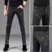 Men's Clothing Gray Snowflake 2025 New Jeans Men's Slim Fitting Men's Pants Men's Long Pants Korean Style Tight Trend_mkmklike.com