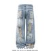 Men's High Quality Fashionable Distressed Denim Jeans Trendy And Edgy Cross Border Market Clothing_mkmklike.com