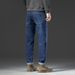 Fattened Plus Size Jeans Wholesale Four Seasons Versatile Elastic Light Business Jeans Men's Simple Retro Jeans_mkmklike.com