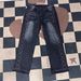 Men's Clothing 2026 Men's Jeans Rhinestone Washed Denim_mkmklike.com