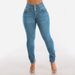 High Waist Stretchy Jeans For Women - Tummy Control Skinny Pants With Button Detail, Slimming & Flattering Fit (Plus Size Available)_mkmklike.com