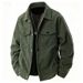 European And American Cross-Border Corduroy Single-Breasted Casual Sports Trend Pocket Jacket Men's Turn-Down_mkmklike.com